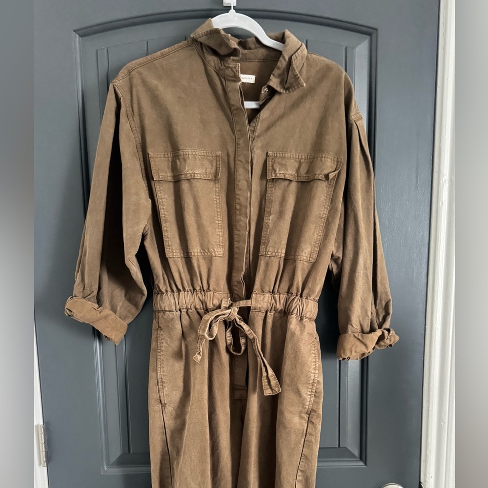 Good American Brown Utility Jumpsuit